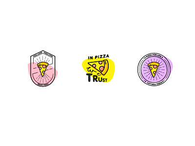 Pizza is Life! badges colors design illustration life loveforpizza pastel pizza wacom