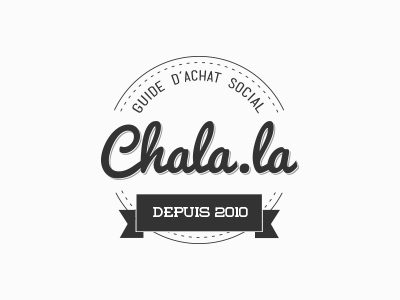 New logo for Chala.la chalala hipster logo revamp shop shopping stamp