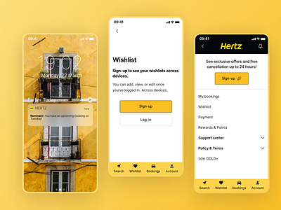 Car Rental Mobile App Redesign car mobile rental ui ux