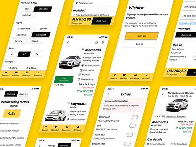 Car Rental Mobile App Redesign