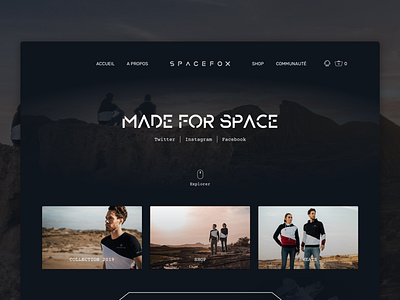 Spacefox Shop Redesign