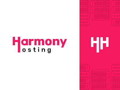 Harmony Hosting - Logo redesign branding creative design harmony host hosting icon interface landing page logo typography ui