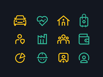 Service Icons branding design icon icons identity illustration lined icons service icon symbol ui ux vector
