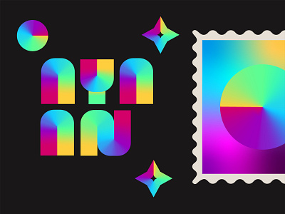 AYAAN GRADIENT ayaan branding colorful creative design gradient icon identity illustration logo modern symbol typo typography