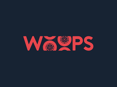 Woops! branding design icon identity illustration logo logo branding logo type opps symbol whoops