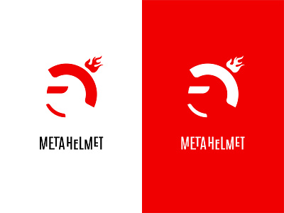 METAHELMET branding design helmet icon identity logo logo branding meta symbol vector vr