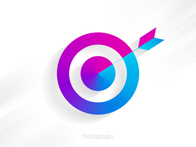 COLORFUL TARGET colorful gradient icon illustration logotype process symbol target targetprocess vector