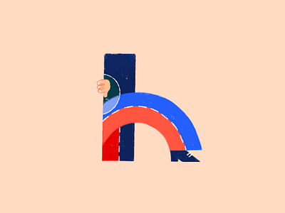 H for 36 Days of Type by Gloria Shugleva on Dribbble