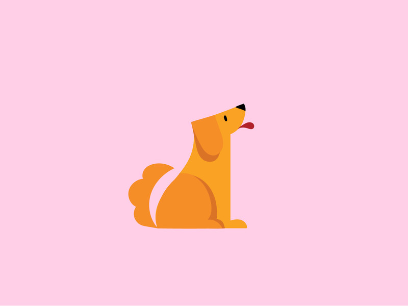 Dog animal character cute cute animal design dog dog illustration dog logo doggy dogs graphic design illustration simple simple design simple illustration vector