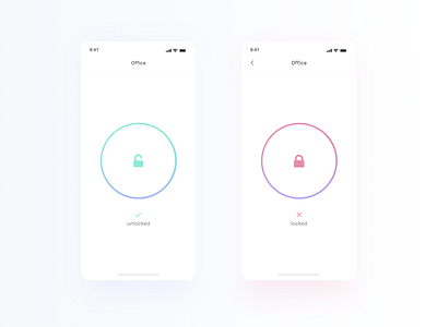 Phob App Concept app app concept clean app flat gradient minimal ui ux