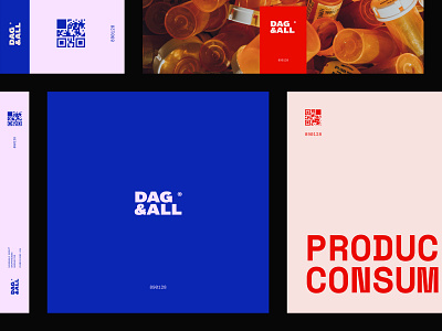 DAG & ALL - The Consumer Company app app concept branding clean colour concept design flat logo minimal shop type typography ui ux vector web website