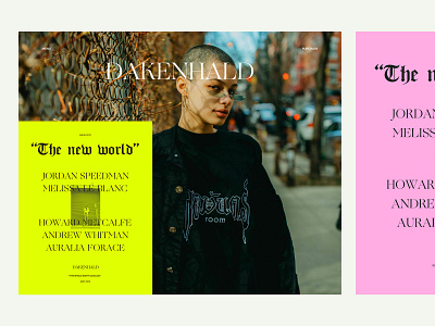 DAKENHALD - “THE WHOLE EARTH CATALOG” blog branding clean colour design ecommerce editorial fashion flat minimal shop type typography ui ux web website