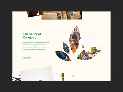 Charity - Donation landing page. branding charity clean colour concept design donate editorial flat minimal photography type typography ui ux web website