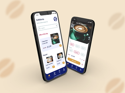 Mobile app for coffee house