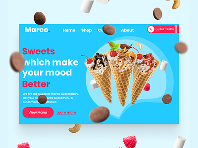 Marco Candy Shop Web Design