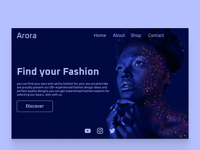 Arora Fashion Web Design