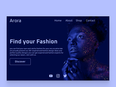 Arora Fashion Web Design adaptive app design creative daily inspiration dribble fashion fashion web fashion web design fashion website fashion website design graphic design responsive ui ui design ui inspiration viral web web design website website design