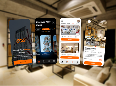 Apartment Rental App app design daily inspiration design graphic design illustration mobile design responsive ui ui design