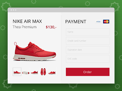 UI- credit card checkout christmas creditcardcheckout holiday order payment sneakers style userinterface