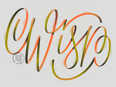 Wisp - Typetober Lettering Illustration