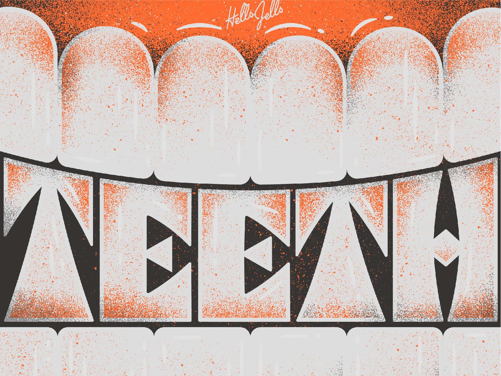 teeth-typetober-lettering-illustration-by-hellsjells-on-dribbble