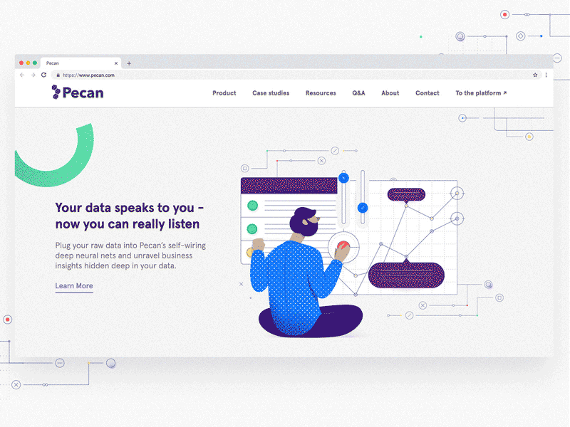 User Dashboard Interaction illustration