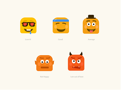 Feedback Emoji app average bad emoji feedback good love smiles website