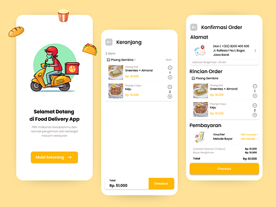 Food Delivery App - 1 app design exploration food typography ui