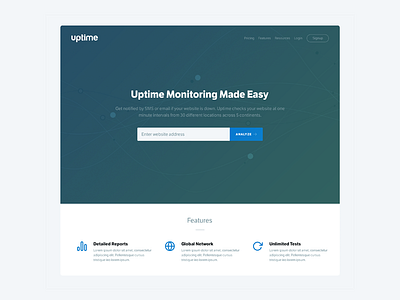 Landing Page DailyUI003 dailyui003 design landing page