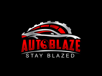 AutoBlaze auto auto logo autoblaze car logo gear gear logo logo