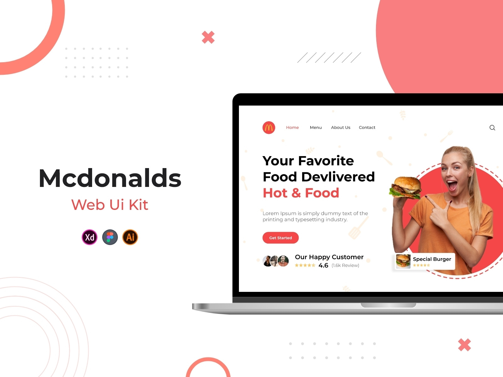 McDonald’s  UI by Designit_aks on Dribbble