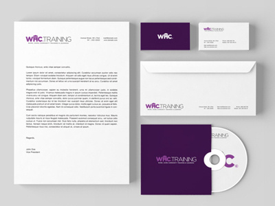 Whc Training Visual Identity branding graphic design logo logo design