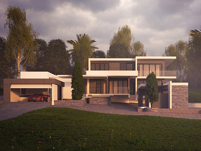 3D Visualization 3d architecture render vray