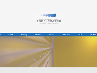 AGBA Website Redesign clean early draft fixed width minimal website