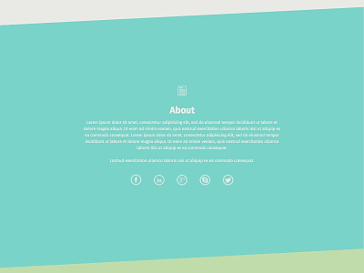 Minimal Personal Portfolio v3 calming colors clean edgy full site full width future modern minimal modern website