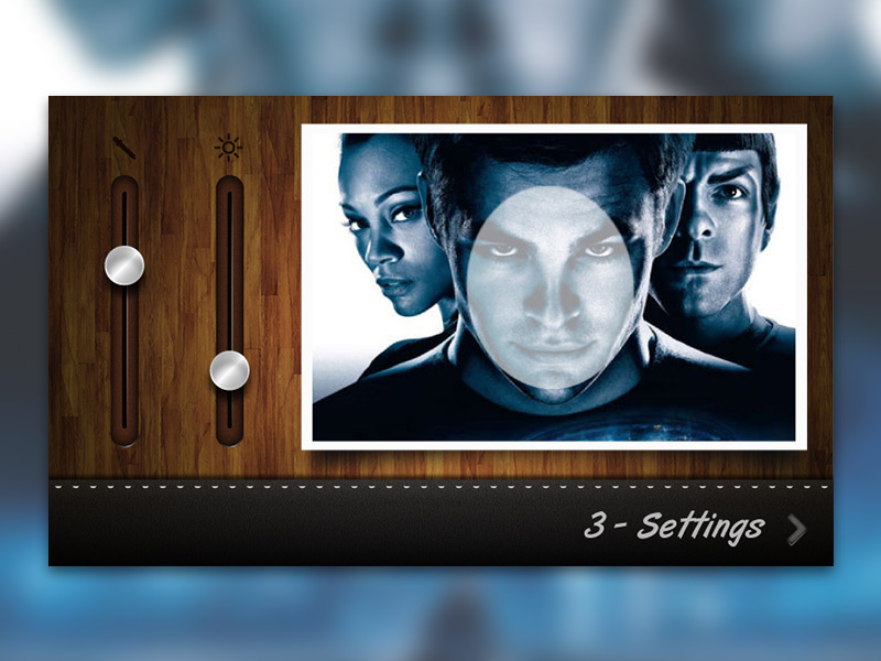 Face in hole app concept by Benjamin Launay on Dribbble