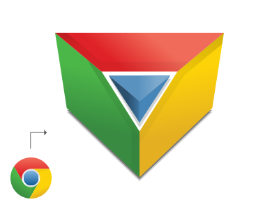 Chrome Prism Icon