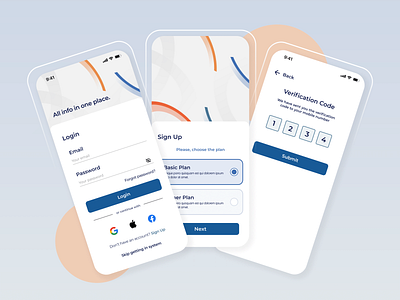 Blue Pages - new level of companies database📘 blue code confirmation code design login registration sign up ui uiux ux uxui verification code