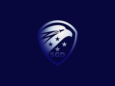 Strike Group Defender - Logo branding design draw eagle game graphic design hawk identity logo matrix monogram rebrand redesign rocket simulation strike group defender ui