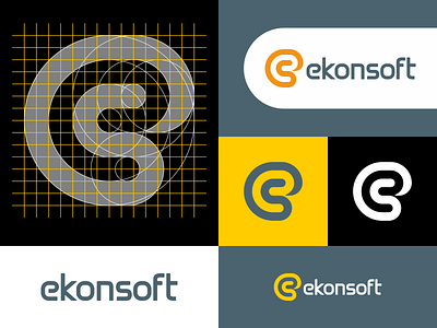 ekonsoft Logo branding design ekonsoft es icon identity logo logo design logotype monogram rebrand redesign ui visual identity