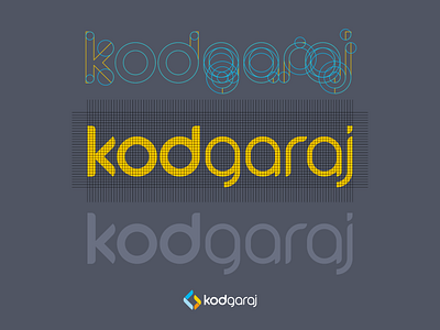 kodgaraj Typeface branding design draw font identity letters logo monogram rebrand redesign type typeface ui