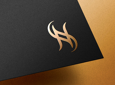 HNS Ambigram Logo ambigram branding creaziz design identity logo monogram rebrand redesign vector