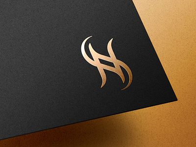 HNS Ambigram Logo ambigram branding creaziz design identity logo monogram rebrand redesign vector