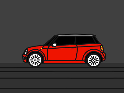 Mini Cooper adobedraw car draw illustration ipad mini minicooper sketch