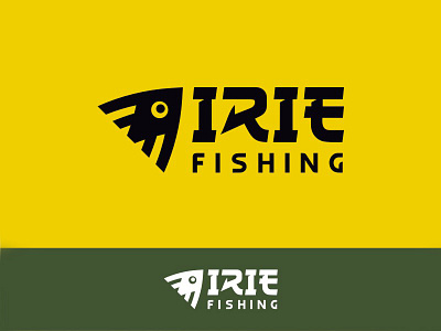 Irie Fishing brand fish fishing identity logo team wear