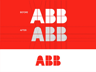 ABB ReBrand abb identity logo rebrand rebranding