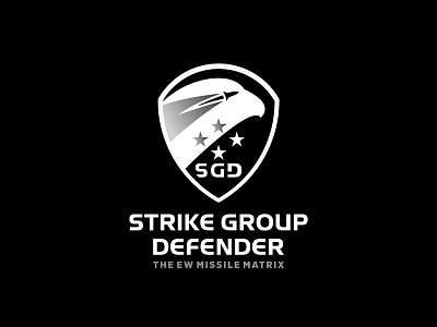 SGD Logo defender ew group matrix missile naval strike