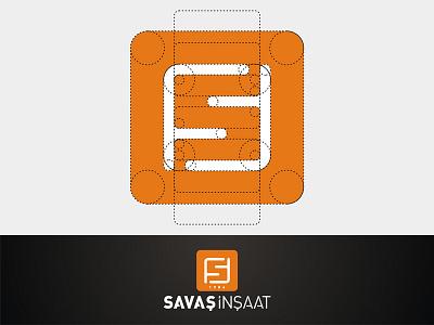 Savaş İnşaat branding identity inşaat logo rebrand savaş