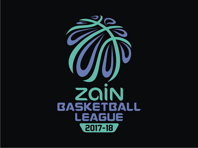 Zain Basketball League bahrain branding logo rebrand rebranding zain basketball league