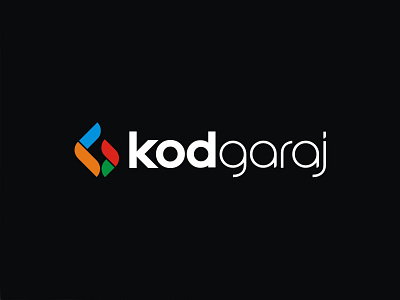 kodgaraj Logo branding code coding garage garaj kg kod logo monogram